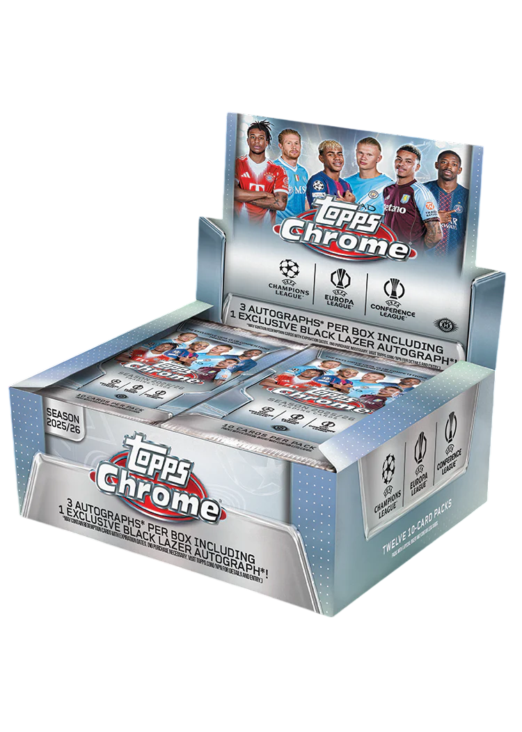 Topps Chrome® UEFA Club Competitions 2025-26 - Jumbo Box premium collectible